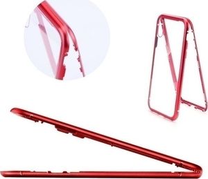 Etui Magneto Samsung A51 A515 czerwony/red 360 protection, magnetyczne 4