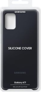 Samsung Etui Silicone Cover Galaxy A71 czarne  (EF-PA715TB) 6
