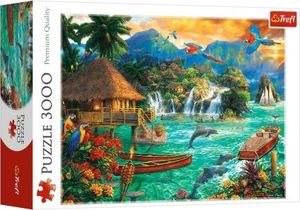 Trefl Puzzle 3000 elementów Życie na wyspie 1
