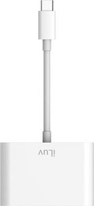 HUB USB iLuv USB-C - HDMI + USB-C + USB Biały  (ICB713WH) 2