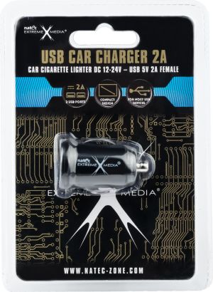 Ładowarka Natec Mini 2x USB-A 2 A  (NUC-0564) 3