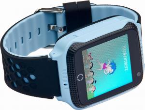 Smartwatch Garett GPS Junior 2 Czarno-niebieski 2