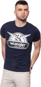Wrangler WRANGLER SS EAGLE TEE NAVY W7B74FK35 S 1