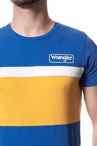 Wrangler WRANGLER B&Y CUT&SEW TEE NAUTICAL BLUE W7B53FQV2 S 1