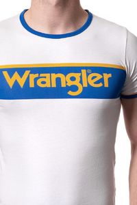 Wrangler WRANGLER B&Y RINGER TEE WHITE W7B51FK12 S 1