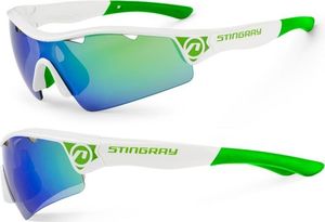 Accent Okulary Stingray białe 2 pary soczewek 2