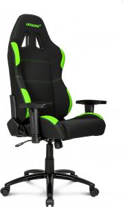 Fotel AKRacing Gaming Czarno-zielony (AK-K7012-BG) materiałowy + podkładka pod mysz 4