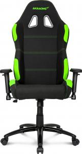 Fotel AKRacing Gaming Czarno-zielony (AK-K7012-BG) materiałowy + podkładka pod mysz 5
