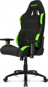 Fotel AKRacing Gaming Czarno-zielony (AK-K7012-BG) materiałowy + podkładka pod mysz 6
