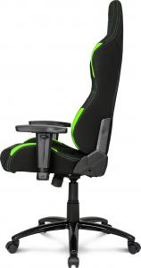 Fotel AKRacing Gaming Czarno-zielony (AK-K7012-BG) materiałowy + podkładka pod mysz 7