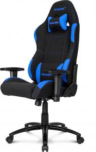 Fotel AKRacing Gaming Czarno-niebieski (AK-K7012-BL) materiałowy 1