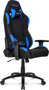 Fotel AKRacing Gaming Czarno-niebieski (AK-K7012-BL) materiałowy 4