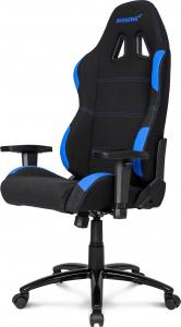 Fotel AKRacing Gaming Czarno-niebieski (AK-K7012-BL) materiałowy 7