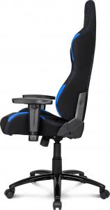 Fotel AKRacing Gaming Czarno-niebieski (AK-K7012-BL) materiałowy 8