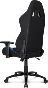 Fotel AKRacing Gaming Czarno-niebieski (AK-K7012-BL) materiałowy 9