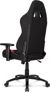 Fotel AKRacing Gaming Czarno-czerwony (AK-K7012-BR) materiałowy 12