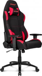 Fotel AKRacing Gaming Czarno-czerwony (AK-K7012-BR) materiałowy 4
