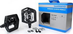 Shimano Pedały Shimano SPD PD-T421 Click'R z blokami SM-SH56 uniwersalny 4