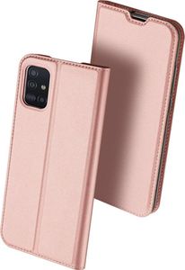 Dux Ducis DUX DUCIS Skin Pro kabura etui pokrowiec z klapką Samsung Galaxy A51 różowy uniwersalny 2