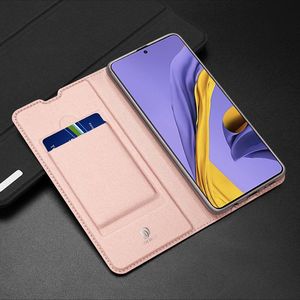 Dux Ducis DUX DUCIS Skin Pro kabura etui pokrowiec z klapką Samsung Galaxy A51 różowy uniwersalny 21