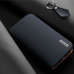 Dux Ducis DUX DUCIS Wish skórzane etui pokrowiec ze skóry naturalnej iPhone 11 niebieski uniwersalny 15