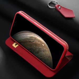 Dux Ducis DUX DUCIS Wish skórzane etui pokrowiec ze skóry naturalnej iPhone 11 niebieski uniwersalny 17