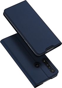 Dux Ducis DUX DUCIS Skin Pro kabura etui pokrowiec z klapką Motorola G8 Plus niebieski uniwersalny 1