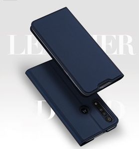 Dux Ducis DUX DUCIS Skin Pro kabura etui pokrowiec z klapką Motorola G8 Plus niebieski uniwersalny 6