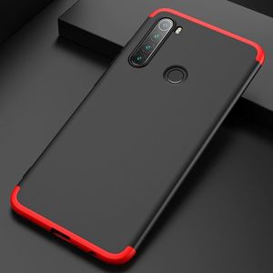 GKK GKK 360 Protection Case etui na całą obudowę przód + tył Xiaomi Redmi Note 8T czarno-czerwony uniwersalny 3