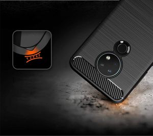 Hurtel Carbon Case elastyczne etui pokrowiec Nokia 7.2 / Nokia 6.2 niebieski uniwersalny 2