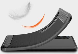 Hurtel Carbon Case elastyczne etui pokrowiec Xiaomi Mi Note 10 / Mi Note 10 Pro / Mi CC9 Pro czarny uniwersalny 2