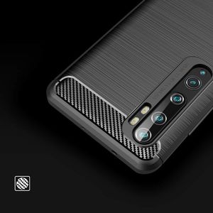 Hurtel Carbon Case elastyczne etui pokrowiec Xiaomi Mi Note 10 / Mi Note 10 Pro / Mi CC9 Pro czarny uniwersalny 5