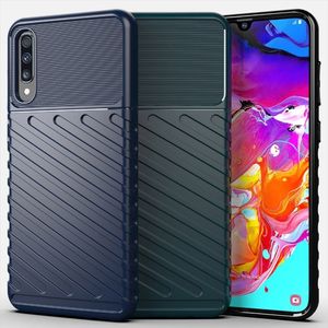 Hurtel Thunder Case elastyczne pancerne etui pokrowiec Samsung Galaxy A70 czarny uniwersalny 12