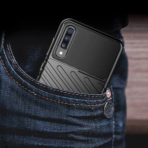 Hurtel Thunder Case elastyczne pancerne etui pokrowiec Samsung Galaxy A70 czarny uniwersalny 10