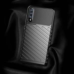 Hurtel Thunder Case elastyczne pancerne etui pokrowiec Samsung Galaxy A40 niebieski uniwersalny 3