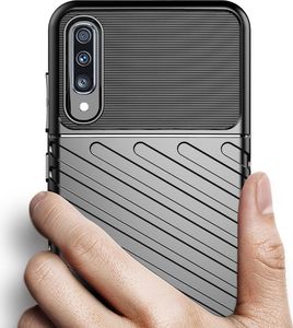 Hurtel Thunder Case elastyczne pancerne etui pokrowiec Samsung Galaxy A40 niebieski uniwersalny 4