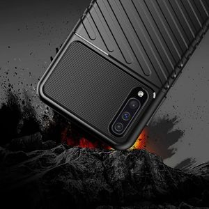 Hurtel Thunder Case elastyczne pancerne etui pokrowiec Samsung Galaxy A50 czarny uniwersalny 5