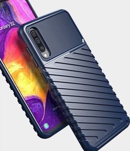 Hurtel Thunder Case elastyczne pancerne etui pokrowiec Samsung Galaxy A50 czarny uniwersalny 8