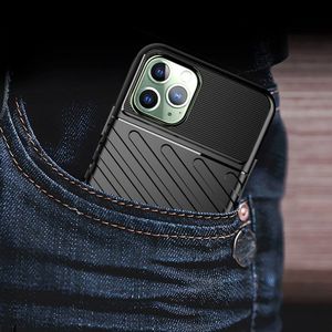 Hurtel Thunder Case elastyczne pancerne etui pokrowiec iPhone 11 Pro Max czarny uniwersalny 10
