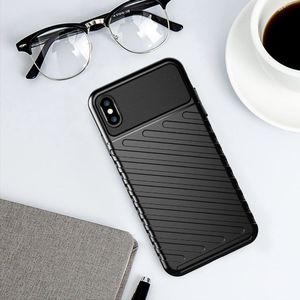 Hurtel Thunder Case elastyczne pancerne etui pokrowiec iPhone XS Max zielony uniwersalny 11