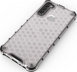 Hurtel Honeycomb etui pancerny pokrowiec z żelową ramką Xiaomi Redmi Note 8T niebieski uniwersalny 4