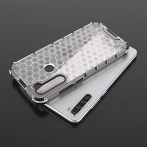 Hurtel Honeycomb etui pancerny pokrowiec z żelową ramką Xiaomi Redmi Note 8T niebieski uniwersalny 8