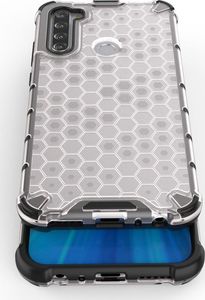 Hurtel Honeycomb etui pancerny pokrowiec z żelową ramką Xiaomi Redmi Note 8T niebieski uniwersalny 9