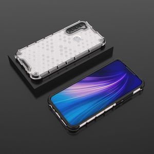 Hurtel Honeycomb etui pancerny pokrowiec z żelową ramką Xiaomi Redmi Note 8T przezroczysty uniwersalny 13