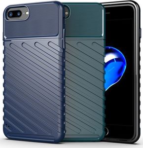 Hurtel Thunder Case elastyczne pancerne etui pokrowiec iPhone 8 Plus / iPhone 7 Plus czarny uniwersalny 13