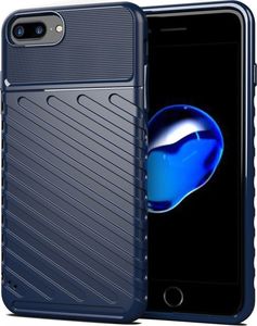 Hurtel Thunder Case elastyczne pancerne etui pokrowiec iPhone 8 Plus / iPhone 7 Plus niebieski uniwersalny 1