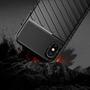 Hurtel Thunder Case elastyczne pancerne etui pokrowiec iPhone XS / iPhone X czarny uniwersalny 5
