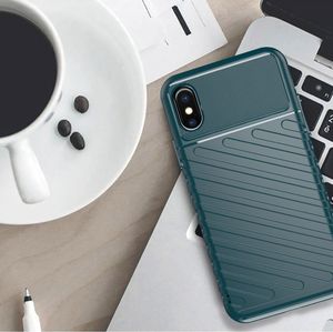 Hurtel Thunder Case elastyczne pancerne etui pokrowiec iPhone XS / iPhone X czarny uniwersalny 6