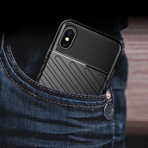 Hurtel Thunder Case elastyczne pancerne etui pokrowiec iPhone XS / iPhone X czarny uniwersalny 10