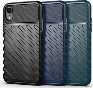 Hurtel Thunder Case elastyczne pancerne etui pokrowiec iPhone XR czarny uniwersalny 11